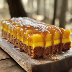 To whip up a delightful salted caramel banana cake, you need simple ingredients. Here’s the list: - 2 ripe bananas, mashed - 1/2 cup unsalted butter, softened - 1 cup brown sugar - 2 large eggs - 1 teaspoon vanilla extract - 1 1/2 cups all-purpose flour - 1 teaspoon baking powder - 1/2 teaspoon baking soda - 1/4 teaspoon salt - 1/2 cup buttermilk - 1/2 cup salted caramel sauce (store-bought or homemade) - Sea salt flakes for topping Each ingredient plays a key role. The ripe bananas add sweetness and moisture. Brown sugar brings a deep flavor. The buttermilk keeps the cake tender and fluffy. The salted caramel sauce gives that sweet and salty twist we all love. If you want to make this cake even better, use fresh, quality ingredients. It makes a big difference. You can find the full recipe to guide you through each step. First, preheat your oven to 350°F (175°C). This step warms the oven, ensuring even baking. Next, grease and flour a 9-inch round cake pan. Lining the bottom with parchment paper helps the cake come out easily. Now it’s time to make the batter. In a large mixing bowl, beat together 1/2 cup of softened unsalted butter and 1 cup of brown sugar until the mixture is light and fluffy. This process adds air, making the cake soft. Next, add 2 large eggs, one at a time. Mix well after each egg. Then, stir in 2 ripe bananas that you have mashed, along with 1 teaspoon of vanilla extract. Ensure everything is mixed well. In a separate bowl, whisk together 1 1/2 cups of all-purpose flour, 1 teaspoon of baking powder, 1/2 teaspoon of baking soda, and 1/4 teaspoon of salt. This mix adds structure and flavor to your cake. Now, gradually add the dry ingredients to the wet mixture. Alternate this with 1/2 cup of buttermilk. Mix until just combined; avoid overmixing or the cake will be tough. For a special touch, gently fold in 1/4 cup of the salted caramel sauce into the batter. This creates a lovely marbled effect. Pour the batter into your prepared cake pan. Bake for 30-35 minutes. You can check doneness by inserting a toothpick into the center. If it comes out clean, your cake is ready. Once baked, let your cake cool in the pan for 10 minutes. After that, turn it out onto a wire rack to cool completely. When the cake is cool, drizzle the remaining salted caramel sauce on top. Use a spatula to spread it a bit. Finally, sprinkle sea salt flakes over the caramel for a sweet and salty contrast. Enjoy your salted caramel banana cake! For a detailed guide, check the full recipe. To make your salted caramel banana cake extra special, follow a few simple tips. First, use very ripe bananas. They add more flavor and moisture to your cake. Next, make sure your butter is soft. This helps it mix well with the sugar. Creaming them together until fluffy is key to a light cake. When mixing your dry ingredients, whisk them well. This ensures that the baking powder and soda are evenly distributed. It helps the cake rise perfectly. Also, avoid overmixing once you combine wet and dry ingredients. This keeps your cake tender. You can easily swap some ingredients if needed. For a dairy-free option, use almond or oat milk in place of buttermilk. You can also use coconut oil instead of butter for a dairy-free cake. If you're out of brown sugar, white sugar works too, but it will change the flavor slightly. If you want a lower sugar option, use a sugar substitute like stevia. Keep in mind that this can alter the texture. You might need to adjust the liquid in the recipe. One common mistake is not measuring ingredients correctly. Use a kitchen scale for precision, especially for flour. Too much flour can lead to a dense cake. Another mistake is not letting the cake cool properly before frosting. If you frost while it's warm, the icing will melt and run off. Lastly, don't forget the sea salt flakes! They add the perfect touch of contrast to the sweet caramel. For the full recipe, check out the link in the article. Enjoy your baking! {{image_2}} You can switch up the toppings for your salted caramel banana cake. Try adding chopped nuts, like walnuts or pecans, for a crunchy texture. Crushed graham crackers also add a nice touch. You could even use chocolate chips for a sweet twist. Fresh fruits, like sliced strawberries or blueberries, can brighten the cake. Each topping gives a new taste and look. Want to give your cake a flavor boost? Add spices like cinnamon or nutmeg for warmth. A splash of rum or bourbon can deepen the flavor profile. Mix in shredded coconut for a tropical twist. If you love chocolate, try adding cocoa powder to the batter. Each change makes the cake uniquely yours. You can make this cake gluten-free with easy swaps. Use almond flour or a gluten-free blend instead of regular flour. For a dairy-free version, swap out the butter for coconut oil. Replace buttermilk with almond or oat milk mixed with a little vinegar. These changes keep the cake delicious while meeting dietary needs. For the full recipe, check out the link provided. Enjoy your baking! To keep your salted caramel banana cake fresh, store it in an airtight container. This helps keep moisture in and prevents it from drying out. If you don't have a container, wrap the cake tightly in plastic wrap. Make sure to place it in a cool, dry area, away from direct sunlight. For longer storage, refrigeration can work, but it may change the texture slightly. When stored properly, your salted caramel banana cake will stay fresh for about three days at room temperature. If you refrigerate it, the cake can last up to a week. However, the best taste and texture occur within the first few days. After that, the cake may become drier. If you want to enjoy your cake later, freezing is a great option. First, let the cake cool completely. Then, slice it into pieces for easy serving. Wrap each piece in plastic wrap, and place them in a freezer-safe bag. Label the bag with the date. The cake can last up to three months in the freezer. When you're ready to eat, thaw it in the fridge overnight or let it sit at room temperature for a few hours. For the full recipe, check out the link provided. The best way to ripen bananas is simple. Place them in a brown paper bag. This traps the ethylene gas they release. It speeds up ripening. You can also leave them out on the counter. This takes more time but works too. If you're in a hurry, bake them at 300°F for 15-20 minutes. Just check them often. They should be soft and dark. Yes, you can use store-bought salted caramel sauce. It saves time and works well. Look for a high-quality brand for the best taste. If you want, you can also make your own. Homemade sauce adds a personal touch. It’s fun, and you control the flavor. Whichever option you choose, the cake will still be delicious. You can check if the cake is done by using a toothpick. Insert it in the center of the cake. If it comes out clean or with a few crumbs, it’s ready. If there’s wet batter, give it more time. Bake for an extra 5 minutes, then check again. The cake should also spring back when gently pressed. - [Link to detailed recipe](#) Making your salted caramel banana cake is fun and easy. We started with simple ingredients like ripe bananas and brown sugar. Then, we walked through clear steps for mixing and baking. I shared tips to avoid common mistakes and ideas for tasty variations. Remember, cake can last well when stored right. Enjoy your baking time, and don’t forget to explore those delicious toppings. This recipe is a great way to treat yourself and impress friends. Happy baking!