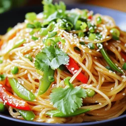Ginger Sesame Noodles Flavorful and Quick Meal