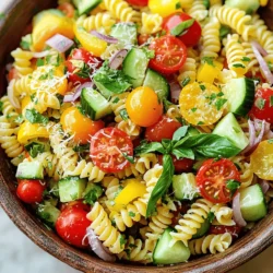 Lemon Basil Pasta Salad Fresh and Flavorful Creation