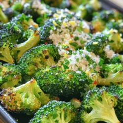 - 2 large heads of broccoli, cut into florets - 3 tablespoons olive oil - 5 cloves garlic, minced - 1 lemon, zested and juiced - 1 teaspoon red pepper flakes (optional) - Salt and pepper to taste - 2 tablespoons grated Parmesan cheese (optional) - Fresh parsley, chopped for garnish When I prepare Lemon Garlic Roasted Broccoli, I love using fresh ingredients. Fresh broccoli gives the best texture and flavor. You can find it at your local grocery store or farmer's market. If you want alternatives to broccoli, try using cauliflower or Brussels sprouts. Both work well and taste great when roasted. If you need a replacement for olive oil, you can use avocado oil or melted butter. Each adds a unique flavor. If you don’t have garlic, shallots or garlic powder can work in a pinch. Just adjust the amount to your taste. You can find all these ingredients at local grocery stores. Look for fresh broccoli and lemons in the produce section. Specialty food shops may offer organic options. If you prefer online shopping, many grocery delivery services can bring everything right to your door. Check your favorite online grocery store for the best deals. For the full recipe, refer to the earlier section. Enjoy cooking! Preheating the oven First, heat your oven to 425°F (220°C). This high heat helps the broccoli get crispy. Preparing the broccoli florets Take 2 large heads of broccoli and cut them into small florets. Make sure they are all about the same size. This helps them cook evenly. Combining ingredients In a big bowl, mix the broccoli florets with 3 tablespoons of olive oil, 5 cloves of minced garlic, the zest and juice of 1 lemon, and salt and pepper to taste. You can add 1 teaspoon of red pepper flakes if you like heat. Toss well to coat every piece. Spreading on the baking sheet Next, line a baking sheet with parchment paper. Spread the broccoli mixture evenly on the sheet. Make sure not to crowd them. This helps them roast better. Roasting time and temperature Put the baking sheet in your preheated oven. Roast for 20-25 minutes. Stir the broccoli halfway through. You want them tender with crispy edges. Adding Parmesan cheese After roasting, take the broccoli out of the oven. Sprinkle 2 tablespoons of grated Parmesan cheese on top while it's hot. Let it melt for a minute. Garnishing with parsley Finally, move the broccoli to a serving platter. Garnish it with fresh chopped parsley for a pop of color. Enjoy your delicious Lemon Garlic Roasted Broccoli with any meal! For the full recipe, check the recipe card. To create the best lemon garlic roasted broccoli, focus on texture and flavor. - Achieving the right texture: Roast broccoli at 425°F (220°C). This high heat helps it become tender yet crispy. Aim for a bright green color with slightly charred edges. Stir the broccoli halfway through cooking to ensure even roasting. - Ensuring flavors are balanced: Use fresh garlic and lemon for a bright taste. The olive oil helps carry these flavors throughout the dish. Adjust salt and pepper to fit your taste. If you like heat, add red pepper flakes for a kick. Avoid these errors to ensure your broccoli shines. - Overcooking broccoli: Keep an eye on the time. Broccoli cooks quickly, and overcooking makes it mushy. Aim for 20-25 minutes in the oven. You want it tender but still firm. - Not using enough oil or seasoning: Broccoli needs enough olive oil to roast well. This oil helps the flavors stick and enhances the dish. Don’t skip the seasoning, as it brings out the best in the broccoli. Lemon is a star in this dish. - Benefits of lemon: Lemon adds brightness and freshness. The acidity cuts through the richness of the olive oil. It also enhances the flavor of the broccoli. - Tips for zesting and juicing: Use a Microplane to zest the lemon easily. This tool gives you fine zest without any pith. For juicing, roll the lemon on the counter to soften it. Then, cut it in half and squeeze out the juice. This method helps extract more juice. For the full recipe, check out the Lemon Garlic Roasted Broccoli recipe and enjoy a fresh and flavorful side! {{image_2}} You can make Lemon Garlic Roasted Broccoli even better with fun add-ins. - Incorporating other vegetables: Try adding carrots, bell peppers, or cauliflower. They roast well and add color. Mix them in with the broccoli for a veggie medley. - Adding protein options: Add chickpeas or cooked chicken for a heartier dish. Toss them in the pan with the broccoli before roasting. This makes for a filling meal. Boost the taste of your roasted broccoli with different herbs and spices. - Different herbs and spices: Add thyme, basil, or oregano for a new twist. You can also try smoked paprika for a hint of smokiness. Just sprinkle them on before roasting. - Cheese variations: Swap out Parmesan for feta or goat cheese. These cheeses add a creamy texture and tangy flavor. Try mixing them in right after roasting for the best melt. How you serve Lemon Garlic Roasted Broccoli can change the meal. - Pairing with main dishes: This broccoli pairs well with grilled chicken or fish. It also complements pasta dishes and grains like quinoa. - Creative serving ideas: Serve it in a wrap or on a bed of rice. You can also top it on a salad for a crunchy, bright addition. These ideas make your meal more exciting. Explore the [Full Recipe] for more tips and tricks to make this dish shine! To keep your roasted broccoli fresh, store it in an airtight container. Make sure the broccoli has cooled completely before sealing it. This helps prevent steam build-up, which can make it soggy. The roasted broccoli lasts for about 3 to 5 days in the fridge. Just reheat it gently before serving. If you want to freeze your roasted broccoli, let it cool first. Then, place it in a freezer-safe bag or container. Remove as much air as possible to prevent freezer burn. When you are ready to eat it, thaw it overnight in the fridge. To reheat, place it in the oven at 350°F (175°C) for about 10-15 minutes. This helps keep its texture nice and crisp. You can easily add roasted broccoli to your weekly meal plans. It goes well with grains like quinoa or rice. You can also toss it into pasta dishes for extra flavor. For a fun twist, serve the broccoli cold as a salad. Just mix it with some cherry tomatoes, olives, and a simple vinaigrette. This way, you enjoy the lemon garlic flavor in a new way. For the full recipe, check out the [Full Recipe]. To make Lemon Garlic Roasted Broccoli, start by preheating your oven to 425°F (220°C). Next, cut two large heads of broccoli into florets. In a big bowl, mix the broccoli with three tablespoons of olive oil, five minced garlic cloves, lemon zest, and lemon juice. You can also add red pepper flakes, salt, and pepper. Toss everything well. Spread the broccoli on a baking sheet lined with parchment paper. Roast in the oven for 20-25 minutes, stirring halfway through. When done, sprinkle optional Parmesan cheese over the broccoli and let it melt. Finally, garnish with fresh parsley for a lovely touch. You can find the full recipe with detailed steps in the [Full Recipe]. Yes, you can roast broccoli without olive oil. You can use vegetable broth or water instead. This method will work but may not give the same crispy texture. If you want a richer flavor, try using melted butter or coconut oil. Both options can make your broccoli tasty, but each will change the final taste. Lemon Garlic Roasted Broccoli is very healthy. Broccoli is full of vitamins C and K. It has fiber, which helps digestion. Garlic also has many health benefits. It can boost your immune system and lower blood pressure. The lemon adds vitamin C too. Overall, this dish is nutritious and supports a healthy diet. Yes, you can use frozen broccoli for this recipe. Frozen broccoli is often picked at its peak freshness, which is a plus. However, it may release more water during cooking. This can make the broccoli a bit soggier than fresh ones. If you choose frozen, roast it for a few extra minutes to get a crispy texture. This blog post explored how to make Lemon Garlic Roasted Broccoli. We covered essential ingredients, substitutes, and where to find them. I shared step-by-step prep and cooking instructions, plus tips to ensure perfect roasting. We also looked at variations, storage, and answered common questions. In summary, this recipe is not only easy to follow but also adaptable. Enjoy this healthy dish as part of your meals. Whether you’re a beginner or a pro in the kitchen, roasting broccoli can be simple and rewarding.