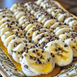 To make Chocolate Chip Banana Ice Cream Bites, gather these ingredients: - 2 ripe bananas - 1 cup Greek yogurt (vanilla or plain) - ½ cup chocolate chips (dark or semi-sweet) - 1 tablespoon honey or maple syrup (optional) - ¼ teaspoon vanilla extract - Pinch of sea salt You can swap ingredients if needed. If you don’t have Greek yogurt, use regular yogurt. It will work, but the texture may be thinner. For chocolate chips, try chopped nuts for a crunch. If you want to avoid sugar, skip the honey or maple syrup. You can also use a sugar-free sweetener. This lets you adjust the recipe to fit your needs. Using fresh ingredients is key for great taste. Ripe bananas add natural sweetness and creaminess. Make sure your yogurt is fresh, too. This helps create a smooth coating. Fresh chocolate chips melt better and enhance the flavor. If your ingredients are fresh, your bites will taste fantastic! First, peel the ripe bananas and cut them into thick slices, about ½ inch thick. Next, grab a mixing bowl and combine the Greek yogurt, honey (if you want it sweeter), vanilla extract, and a pinch of sea salt. Mix this until it is smooth and well combined. Now, dip each banana slice into the yogurt mixture. Make sure each slice is fully coated. After that, place the yogurt-covered banana slices onto a parchment-lined baking sheet. Finally, sprinkle chocolate chips over each slice. Press the chips down gently to help them stick. To get a nice coating, use a small spoon or spatula. This helps spread the yogurt evenly. If the yogurt is too thick, add a splash of milk to thin it out. Try to coat each slice quickly, so they do not brown. You can also freeze the yogurt for a few minutes before dipping to make it thicker. This will give a nice layer on the banana. Once you have coated all the banana slices, place the baking sheet in the freezer. Freeze them for at least 2 hours, or until they are solid. This time helps the banana bites hold their shape. If you want to store them, transfer the frozen bites to an airtight container. They will stay fresh in the freezer for up to a month. Enjoy them straight from the freezer for the best taste and texture! To get the best flavor, use ripe bananas. The riper the banana, the sweeter it is. Choose Greek yogurt that you love. Vanilla yogurt adds a nice touch. Consider adding honey or maple syrup for extra sweetness. A pinch of sea salt helps balance the flavors. Always taste as you mix to find your perfect balance. Do not skip the freezing step. If you eat them too soon, they will be mushy. Make sure each banana slice is fully coated. This helps the chocolate chips stick better. Avoid using too many chocolate chips. A little goes a long way for flavor and texture. Lastly, do not rush the prep time. Take your time to cut and coat the bananas properly. For a fun presentation, use a colorful platter. Arrange the banana ice cream bites in a circle or a line. Drizzle extra honey or melted chocolate on top for flair. You can also sprinkle crushed nuts or shredded coconut for added texture. Fresh mint leaves can make a lovely garnish too. This adds color and a fresh scent that invites everyone to dig in! {{image_2}} You can mix it up with different toppings. Try crushed nuts for crunch. Chopped almonds or walnuts add a great bite. You could also use coconut flakes for a tropical twist. If you like a little heat, sprinkle some cinnamon on top. For a sweeter touch, drizzle honey or melted chocolate over the bites before serving. Greek yogurt is thick and creamy, but other yogurts work too. You can use regular yogurt if you prefer a lighter texture. Flavored yogurts, like strawberry or peach, can add a fun twist. Just make sure the yogurt is not too runny. This helps keep the coating on the banana slices. You can add more flavor to your bites easily. Mix in peanut butter or almond butter for a nutty taste. Adding a splash of cocoa powder gives a chocolatey kick. You can also fold in mini marshmallows or dried fruit for extra sweetness. The options are endless, so get creative! To keep your chocolate chip banana ice cream bites fresh, use a few simple tips. First, place them in a single layer on a parchment-lined baking sheet. This way, they won't stick together. After they're frozen solid, transfer them to an airtight container. Make sure to separate layers with parchment paper. This helps maintain their shape and texture. These ice cream bites can last up to three months in the freezer. While they stay tasty for this time, I recommend enjoying them sooner for the best flavor. Over time, the bananas can lose their creamy texture and taste. You do not need to reheat these treats. They are best served straight from the freezer. Just grab a bite and enjoy the cool, creamy goodness. If they are too hard, let them sit for a few minutes to soften slightly. This makes them easier to eat without losing their shape. Yes, you can use regular yogurt. However, Greek yogurt makes it creamier. It also adds more protein, which is great for a snack. If you use regular yogurt, the bites may be less thick. You might need to adjust the recipe to keep the texture right. If you want to swap bananas, try using ripe avocados. They have a creamy feel, just like bananas. You can also use frozen mango or peaches for a fruity twist. Both options will change the flavor but can still taste great! Absolutely! These ice cream bites are perfect for kids. They are easy to eat and fun to make. Kids love the sweet taste and the chocolate chips. Plus, they are healthy, so you can feel good about serving them. Yes, you can make these bites dairy-free. Use a dairy-free yogurt, like almond or coconut yogurt. These options will still give you a nice creamy texture. Make sure to check the brand for added sugars or flavors you may not want. To lower the sugar in these bites, skip the honey or maple syrup. The ripe bananas add natural sweetness. You can also use sugar-free chocolate chips. This way, you keep the taste but cut down on the sugar. This blog post covered all you need to make tasty banana ice cream bites. We talked about key ingredients and how fresh they should be. I shared step-by-step instructions, plus tips for perfect texture and flavor. We also explored helpful tricks, storage methods, and answers to your common questions. Remember, using fresh ingredients makes a big difference. Enjoy crafting these treats, and don’t hesitate to try your own variations! Your banana ice cream bites can be a fun and healthy snack everyone loves. Happy snacking!