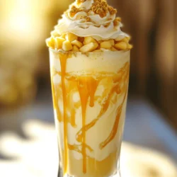 - Vanilla ice cream: 2 cups - Milk selection: whole or almond, 1 cup - Fresh apple: 1 medium, peeled and diced - Spices: 1 teaspoon cinnamon, 1/2 teaspoon nutmeg - Flavoring: 1 teaspoon vanilla extract - Apple pie filling: 1/4 cup, homemade or store-bought - Toppings: whipped cream, caramel sauce (optional), crushed graham crackers or pie crust crumbs To create a rich and creamy apple pie milkshake, you need simple yet tasty ingredients. Start with vanilla ice cream, which forms the base. It gives the shake a smooth texture and a lovely flavor. You will need milk too. You can use whole or almond milk, depending on your preference. For that fresh apple taste, grab one medium apple. Be sure to peel and dice it for the best results. Cinnamon and nutmeg add warmth, and their sweet aromas remind me of fresh apple pie. Just one teaspoon of cinnamon and half a teaspoon of nutmeg will do the trick. A touch of vanilla extract brings everything together. It enhances all the flavors and adds depth. Next, you can use apple pie filling. It can be homemade or store-bought, depending on your time and comfort level. When it comes to toppings, don't skip the whipped cream; it’s essential for that classic shake experience. If you feel fancy, drizzle some caramel sauce on top. To add a little crunch, sprinkle some crushed graham crackers or pie crust crumbs. This will make your milkshake look stunning and taste even better! - Step 1: Combine base ingredients in blender Start by adding 2 cups of vanilla ice cream to your blender. Next, pour in 1 cup of milk. You can choose whole or almond milk based on your taste. Now, add 1 medium apple, peeled and diced. Sprinkle in 1 teaspoon of cinnamon, 1/2 teaspoon of nutmeg, and 1 teaspoon of vanilla extract. - Step 2: Blend for desired consistency Blend the mixture on high speed. Keep blending until it is smooth and creamy. If you want a thicker shake, add more ice cream. If you like it thinner, pour in a bit more milk. - Step 3: Incorporate apple pie filling Add 1/4 cup of apple pie filling to the blender. Pulse a few times to mix it in. Make sure to leave some chunks for a nice texture. This gives your milkshake that classic apple pie taste. - Step 4: Serve in glasses and add toppings Pour your milkshake into tall glasses. Now, top each one with a generous amount of whipped cream. For extra fun, drizzle caramel sauce on top. Finally, sprinkle crushed graham crackers or pie crust crumbs for a lovely finish. Serve right away with a straw or spoon. Enjoy your delicious apple pie milkshake! To get the right thickness, adjust the milk. If your shake is too thick, add more milk. If it's too thin, add more ice cream. Blend it well for a smooth mix. Use a high-speed blender to break down the apple pieces. This gives a creamy texture. For extra spice, add more cinnamon or nutmeg. You can mix in some vanilla or brown sugar for depth. Choose homemade apple pie filling for fresh taste. Store-bought works well too if you’re short on time. Each option brings its own unique flavor. {{image_2}} You can switch up the apple pie milkshake for fun. One tasty choice is a pumpkin pie milkshake. Just swap the apple with pumpkin puree. Add the same spices: cinnamon and nutmeg. Blend it up, and you have a fall treat. Another idea is a cinnamon roll milkshake. Use the same base but add cinnamon rolls. Blend them in for a sweet twist. Top with whipped cream and a drizzle of icing. This will give you a dessert that tastes like a warm cinnamon roll. If you need dairy-free options, try using almond milk and dairy-free ice cream. This way, you can enjoy the milkshake without dairy. It still tastes great! For low-sugar options, use unsweetened almond milk and skip the caramel. You can also use a sugar substitute in the milkshake. This keeps it sweet but cuts down on the sugar. Enjoy your milkshake, guilt-free! To keep your apple pie milkshake fresh, store it in the fridge. Use a covered container. Enjoy it within a day or two for the best taste. If you want to freeze it, pour the milkshake into an airtight container. Leave some space at the top for expansion. When you want to enjoy it again, let it thaw in the fridge overnight. You might have leftover apple pie filling. Use it in many ways! Try making a quick apple crisp or topping pancakes. You can also mix it into yogurt for a tasty snack. As for the other ingredients, make a smoothie with the remaining milk and ice cream. Or, whip up a delicious vanilla milkshake. The options are endless! How to make apple pie milkshake thicker? To thicken your milkshake, add less milk. Use a bit more ice cream too. Blend until smooth. You can also add more apple pie filling for extra thickness. Can I use different types of apples? Yes, you can use any apples you like. Sweet apples like Fuji or Gala work well. Tart apples like Granny Smith add a nice contrast. Just peel and dice them before blending. How long can I store leftovers? You can store leftovers in the fridge for one day. Keep it in a sealed container. It may separate, so stir it before enjoying again. Can I make this milkshake ahead of time? Yes, you can prepare the mix ahead. Blend the ingredients and store in the fridge. When ready to serve, blend again to smooth it out. Add toppings just before serving. This blog post shared how to make a tasty apple pie milkshake. You learned the key ingredients, from vanilla ice cream to spices. We covered easy steps and helpful tips for the best taste and texture. You can even try fun variations or make adjustments for different diets. Finally, I provided great storage tips for leftovers. Enjoy your homemade milkshake, and have fun experimenting!