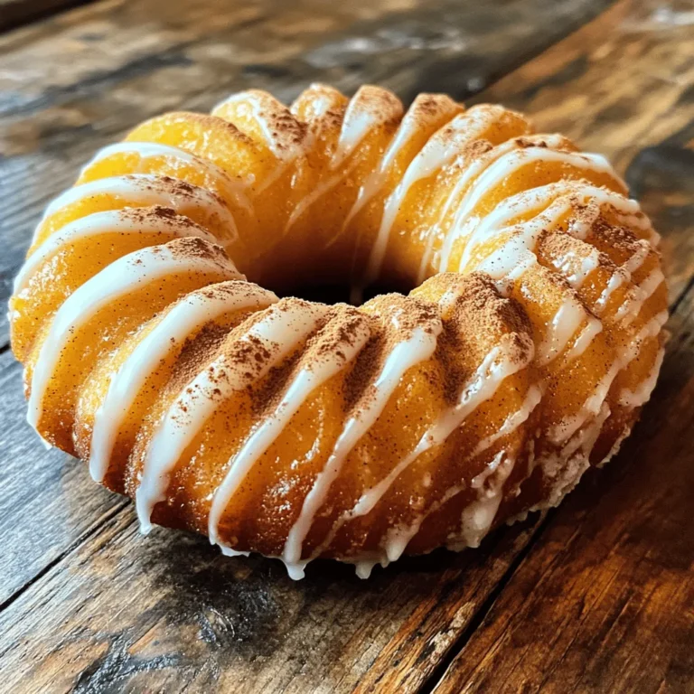 - 2 cups apple cider - 2 cups all-purpose flour - 1 cup granulated sugar - 1/2 cup unsalted butter, softened - 3 large eggs - 1 tablespoon baking powder - 1 teaspoon baking soda - 1 teaspoon ground cinnamon - 1/2 teaspoon ground nutmeg - 1/2 teaspoon salt - 1 teaspoon vanilla extract - 1/2 cup powdered sugar (for glaze) - Water or apple cider for the glaze Gathering the right ingredients is key for any recipe. For this apple cider donut cake, the first essential ingredient is, of course, apple cider. It gives the cake a sweet and tangy flavor. You will need two cups for this cake. Next, all-purpose flour is a must. It helps the cake rise and hold its shape. You will need two cups of this too. Granulated sugar adds sweetness and helps the cake brown nicely. You need one cup. Softened unsalted butter gives the cake a rich taste. Half a cup is just right. Now, let's move on to the additional ingredients that bring out the flavor. You will need three large eggs. They help bind everything together. One tablespoon of baking powder and one teaspoon of baking soda help the cake rise. For the warm and cozy taste, use one teaspoon of ground cinnamon and half a teaspoon of ground nutmeg. These spices add depth and warmth. Don't forget half a teaspoon of salt to balance the sweetness and enhance the flavors. Finally, add one teaspoon of vanilla extract for a lovely aroma. For the glaze, we keep it simple. You need half a cup of powdered sugar. Mix it with water or more apple cider until smooth. This will give the cake a sweet finish that will make it shine. With these ingredients, you are all set to create a delightful apple cider donut cake. Enjoy the process and the delicious results! 1. Preheat your oven to 350°F (175°C). This is important for even baking. 2. Grease a 9x13-inch baking pan or a bundt pan. This helps the cake release easily. 3. In a saucepan, bring 2 cups of apple cider to a boil over medium heat. 4. Reduce it to a simmer. Let it cook down for about 10-15 minutes. You want it to reduce to about 1 cup. This step adds deep flavor. 1. In a large bowl, cream together 1/2 cup of softened butter and 1 cup of granulated sugar. Mix until light and fluffy. 2. Beat in 3 large eggs, one at a time. Then add 1 teaspoon of vanilla extract. 3. Pour in the cooled apple cider. Stir until everything is combined. 1. In another bowl, whisk together 2 cups of all-purpose flour, 1 tablespoon baking powder, 1 teaspoon baking soda, 1 teaspoon ground cinnamon, 1/2 teaspoon ground nutmeg, and 1/2 teaspoon salt. 2. Gradually add the dry mix to the wet mixture. Stir until just combined; do not overmix. 1. Pour the batter into the prepared pan. Smooth the top with a spatula. 2. Bake in the preheated oven for 30-35 minutes. 3. Check for doneness by inserting a toothpick in the center. It should come out clean. 1. While the cake bakes, mix 1/2 cup of powdered sugar with 2 tablespoons of water or apple cider. 2. Stir until smooth and set it aside. 1. Once baked, let the cake cool in the pan for about 10 minutes. 2. Carefully transfer it to a wire rack. 3. Drizzle the glaze over the warm cake and let it set for a few minutes. 4. Slice and enjoy your delicious cake warm! To avoid overmixing the batter, mix just until you see no dry flour. Overmixing can make the cake tough. Use a gentle folding method with a spatula for best results. For greasing the pan, use unsalted butter or baking spray. Make sure to coat the pan well, especially the corners. This helps the cake release easily after baking. You can add more spices like ginger or cloves to boost flavor. A pinch of allspice or nutmeg gives extra warmth. Using fresh apple cider makes a big difference. It adds a rich, tart taste. If you use store-bought cider, look for a brand with no added sugar or flavor. For plating, place the cake on a nice serving platter. You can cut it into squares or wedges. Garnish with seasonal toppings like chopped apples or a sprinkle of cinnamon. You can also add a dollop of whipped cream for a fun touch. {{image_2}} You can make this cake even better with a few fun tweaks. First, try adding chocolate chips. They mix well with the sweet apple flavor. You can also toss in some nuts for a nice crunch. Pecans or walnuts work best. Another idea is to add spices like allspice. This spice brings a warm taste that pairs well with cinnamon and nutmeg. These small changes make your cake unique each time you bake. If you need a gluten-free cake, don’t worry! You can switch all-purpose flour for gluten-free flour blends. These blends work well in most recipes. Just make sure you check the package for the right amount. This way, everyone can enjoy your delicious cake! Want to make cupcakes or mini cakes? It’s simple! Just pour the batter into cupcake liners or mini cake pans. Bake them for about 18-20 minutes. Keep an eye on them! Use a toothpick to check if they are done. Let them cool and glaze as you would the larger cake. These mini treats are perfect for sharing or for a fun snack! To keep your apple cider donut cake fresh, store it at room temperature. Wrap the cake in plastic wrap or place it in an airtight container. This helps keep it moist. It should last for about three days this way. If you want it to last longer, refrigeration is a good option. Place the cake in the fridge, but remember to wrap it well to avoid drying out. You can freeze your apple cider donut cake for up to three months. To do this, let the cake cool completely. Then, wrap the entire cake tightly in plastic wrap. Next, place it in a freezer-safe bag or container. When you are ready to enjoy it, thaw the cake in the fridge overnight. This way, it stays moist and tasty. To reheat your cake, the best method is to use the oven. Preheat your oven to 300°F (150°C). Place the cake on a baking sheet and cover it with foil. Heat it for about 10 to 15 minutes. This method warms the cake without making it dry. You can also use the microwave, but be careful. Heat it for short bursts of about 10 seconds to avoid drying it out. Enjoy your warm cake! You can use apple juice as a great substitute for apple cider. It has a similar flavor, though it may be a bit sweeter. You can also try using pear juice, which adds a unique twist. If you want a different flavor, consider using a mix of water and a splash of vinegar for tang. To enhance moisture, use fresh apple cider. Reducing the cider helps concentrate flavors and adds richness. You can also add a bit of sour cream or yogurt to the batter. This adds moisture and gives a nice texture. Be careful not to overmix; this can make the cake dry. Yes, you can make the cake ahead of time! Bake it, cool it, and wrap it tightly in plastic wrap. Store it at room temperature for up to two days. For longer storage, place it in the fridge for up to a week. You can also freeze the cake for up to three months. Serve the cake warm for the best taste. Drizzle the glaze over the top for a sweet finish. Pair it with a scoop of vanilla ice cream or a dollop of whipped cream. Add a sprinkle of cinnamon on top for extra flavor. It’s perfect for fall gatherings or cozy family meals. If stored properly, the cake lasts about two days at room temperature. In the fridge, it stays fresh for about a week. If you freeze it, it can last up to three months. Just make sure to wrap it well to prevent freezer burn. Always check for freshness before serving. Apple cider donut cake combines simplicity and flavor. We covered key ingredients and steps for preparation. Remember to adjust flavors and experiment with variations. You can create mini cakes or go gluten-free. Proper storage keeps your cake fresh and tasty. Enjoy serving this warm treat, satisfying friends or family at any gathering. Don’t hesitate to adapt the recipe to make it your own. Happy baking!