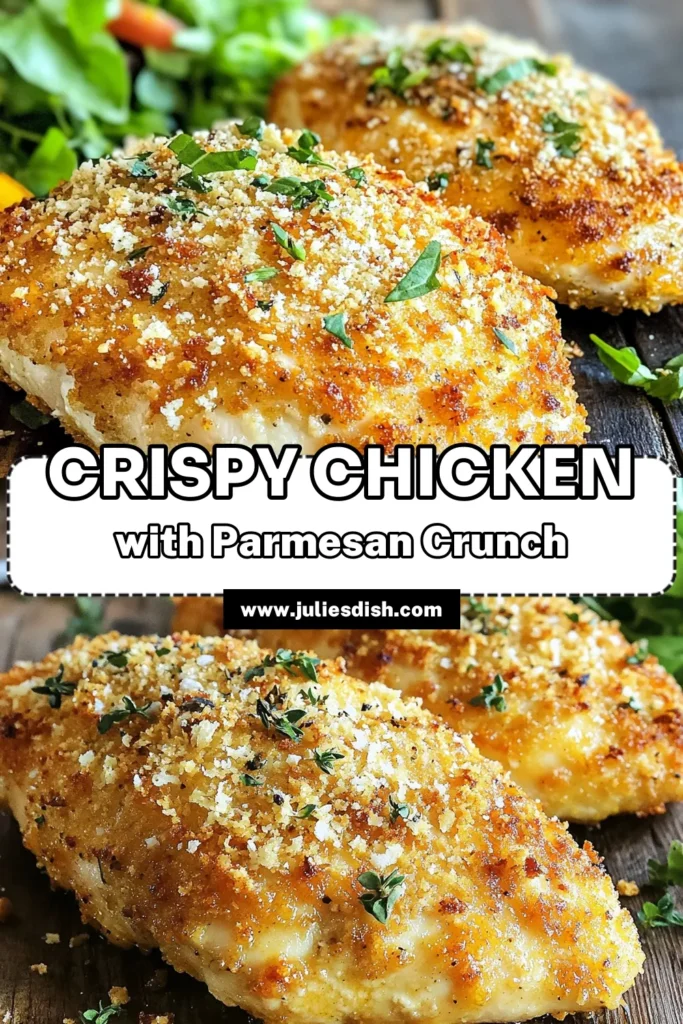 Discover the irresistible flavors of Crispy Air Fryer Parmesan Crusted Chicken! This mouthwatering dish is not only easy to prepare but also packed with deliciousness, perfect for dinner or a special occasion. With just a few ingredients, you’ll create a golden-brown chicken that’s crispy on the outside and juicy on the inside. Don’t miss out on these simple, tasty recipes—click through to explore more! #AirFryerRecipes #ChickenDinner #HealthyEating #ParmesanChicken