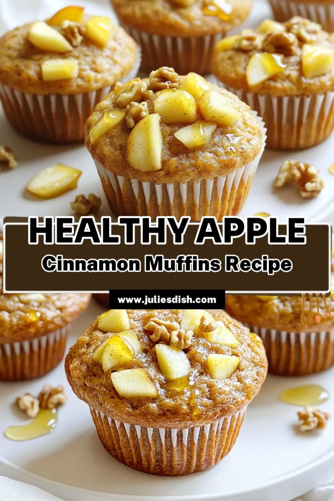 Elevate your snack game with these delicious Apple Cinnamon Protein Muffins! Perfect for a healthy breakfast or an on-the-go treat, they combine wholesome ingredients like whole wheat flour, apple, and protein powder for a nutritious boost. Plus, they’re easy to make in just 40 minutes! Click to discover the full recipe and impress your taste buds with this delightful, healthy treat. #HealthyMuffins #ProteinPacked #AppleCinnamon #BakingJoy
