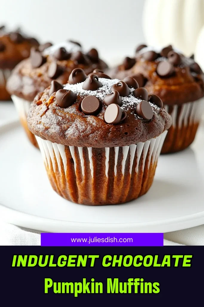 Indulge in the ultimate fall treat with these delicious Chocolate Pumpkin Muffins! Combining the warm flavors of pumpkin and chocolate, this easy recipe is perfect for any baking enthusiast. From preparation to baking, discover how to create 12 mouthwatering muffins that everyone will love. Click through for step-by-step instructions and tips to elevate your baking game! #ChocolatePumpkinMuffins #FallBaking #PumpkinRecipes #MuffinRecipes