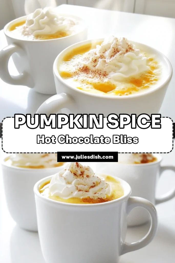 Warm up your fall with a delicious Pumpkin Spice White Hot Chocolate! This creamy drink combines silky white chocolate, pumpkin puree, and aromatic pumpkin pie spice for a cozy treat. Made in a slow cooker, it’s perfect for gatherings or a relaxing night in. Discover how to make this indulgent beverage and elevate your seasonal celebrations. Click to explore the full recipe and enjoy a sip of autumn bliss! #PumpkinSpice #HotChocolate #FallRecipes #CozyDrinks