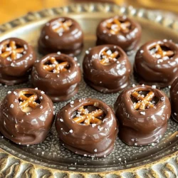 - 2 cups miniature pretzel twists - 1 cup creamy peanut butter - 1 cup powdered sugar - 1 teaspoon vanilla extract - 1 cup semi-sweet chocolate chips - 1 tablespoon coconut oil (optional) - Sea salt for sprinkling These ingredients create a perfect mix of sweet and salty. The miniature pretzel twists bring crunch, while the creamy peanut butter adds rich flavor. The powdered sugar sweetens the filling, and the vanilla extract enhances the taste. Semi-sweet chocolate chips melt beautifully, making a delightful coating. Coconut oil helps the chocolate melt smoothly. You can swap creamy peanut butter for crunchy peanut butter. This change gives extra texture. If you want a nut-free option, sunflower seed butter works well. For a vegan treat, use dark chocolate chips instead of semi-sweet. You can also try white chocolate if you like a sweeter taste. To make these treats, you need a few simple tools: - Mixing bowl - Spoon or spatula - Baking sheet - Parchment paper - Microwave-safe bowl These tools help you mix, shape, and dip your pretzel bites easily. Having everything ready makes the process smooth. With the right tools, you'll find it fun to create these tasty snacks! Start by getting a mixing bowl. Add 1 cup of creamy peanut butter. Then, add 1 cup of powdered sugar. Don’t forget the 1 teaspoon of vanilla extract. Use a sturdy spoon to mix until the blend is smooth. This mix should be thick and creamy. It’s the star of our pretzel bites! Now, take a pretzel twist. Use a teaspoon to scoop the peanut butter mix. Spread it on the pretzel. Then, take another pretzel and press it on top. This makes a tasty sandwich. Keep doing this until you run out of pretzels or peanut butter. Place all the pretzel sandwiches on a baking sheet lined with parchment paper. It helps to freeze them for 15-20 minutes. This makes them firm and easier to dip in chocolate. While waiting, melt 1 cup of semi-sweet chocolate chips. Put them in a microwave-safe bowl. Heat in 20-second bursts, stirring after each time. This keeps the chocolate from burning. If you want it smoother, add 1 tablespoon of coconut oil. Dip each pretzel bite halfway into the melted chocolate. Let any extra chocolate drip off. Place them back on the baking sheet. Before the chocolate sets, sprinkle a tiny pinch of sea salt on top. It adds a nice flavor. Put the tray in the fridge for about 30 minutes. This helps the chocolate harden perfectly. If your chocolate is too thick, it may not melt well. Try adding more coconut oil. This oil helps thin the chocolate. If the pretzel bites fall apart, make sure to freeze them long enough. A firm bite makes dipping easier. If the chocolate doesn’t stick, dip the pretzel bites again. You can also try using a fork to help coat them. To boost flavor, consider adding crushed nuts or sprinkles. Chopped peanuts add a nice crunch. You can also use flavored chocolate, like dark or white. A dash of sea salt enhances the sweet and salty mix. For a fun twist, add a bit of cinnamon to the peanut butter filling. These small changes make a big difference in taste! When melting chocolate, use a microwave-safe bowl. Heat it in 20-second intervals. Stir well between each interval to avoid burning. If you see lumps, keep stirring. For smooth chocolate, add coconut oil. It helps the chocolate melt evenly. You can also melt chocolate on the stove using a double boiler. This method gives you more control. Always keep the heat low to prevent burning. {{image_2}} You can switch peanut butter for other nut butters. Almond butter gives a nice flavor. Cashew butter is creamy and rich. Sunflower seed butter is great for nut-free options. Each nut butter adds its own twist to the taste. If you want to try different chocolates, use milk chocolate or dark chocolate. White chocolate can give a fun, sweet taste. You can also use dairy-free chocolate for a vegan option. Each choice changes the flavor and makes it unique. Adding seasonal toppings can make these bites even more fun. In spring, try colorful sprinkles for a festive look. In fall, crushed candy corn or pumpkin spice adds a seasonal twist. Around the holidays, use crushed peppermint or festive holiday sprinkles. These small tweaks can enhance your treat's appearance and taste. To keep your chocolate dipped peanut butter pretzel bites fresh, store them in an airtight container. A glass jar or a plastic bin works well. Place parchment paper between layers to prevent sticking. Keep the container in a cool, dry area. Avoid storing them in direct sunlight or near heat sources, as this can melt the chocolate. Freezing these bites is simple. After dipping them in chocolate, place the bites on a baking sheet lined with parchment paper. Freeze them until firm, about 30 minutes. Once they are set, transfer them to an airtight container. Make sure to separate layers with parchment paper to avoid sticking. You can freeze them for up to three months. Just thaw at room temperature before enjoying. When stored properly, these treats last about one week at room temperature. If you keep them in the fridge, they can last up to two weeks. Freezing extends their shelf life significantly. Just remember to check for any signs of freezer burn if they stay frozen too long. Enjoy them while they are fresh for the best taste! Yes, you can use different types of pretzels. You might try pretzel crisps, sticks, or even chocolate-covered pretzels. Each type gives a new taste and crunch. Choose what you like best for your bites. If your chocolate turns grainy, don't worry! You can fix it. Add a small amount of coconut oil or vegetable oil. Heat it gently in the microwave. Stir it well until smooth. This will help your chocolate melt and blend better. Yes, there are nut-free options! You can use sunbutter or soy nut butter instead of peanut butter. Both options work well and still taste great. Just make sure to check for allergens if you share your treats. This blog post covered the fun and tasty world of chocolate-dipped pretzel sandwiches. We explored key ingredients, discussed essential tools, and provided easy steps for making them. Tips helped troubleshoot issues and suggest yummy variations. Remember to store them well for later. Enjoy making these treats, and let your creativity shine with different flavors and toppings. With the right technique, anyone can make great snacks that friends and family will love.