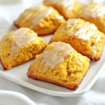 - 2 cups all-purpose flour - 1/2 cup brown sugar, packed - 1 tablespoon baking powder - 1/2 teaspoon salt - 1 tablespoon ground cinnamon - 1/2 teaspoon ground nutmeg - 1/4 teaspoon ground ginger - 1/2 cup unsalted butter, cold and cubed - 1/2 cup pumpkin puree - 1/4 cup heavy cream - 1 large egg - 1 teaspoon vanilla extract - 1/2 cup powdered sugar (for glaze) - 2 tablespoons maple syrup (for glaze) - 1-2 tablespoons milk (for glaze) Using high-quality ingredients makes a big difference. Choose fresh, organic pumpkin puree for the best flavor. Fresh spices enhance aroma and taste. Use unsalted butter for control over salt levels. The right flour, like all-purpose, ensures a nice texture. For the best glaze, use pure maple syrup. It adds depth and sweetness. You can swap brown sugar for white sugar if needed. Coconut oil can replace unsalted butter for a dairy-free option. For a gluten-free scone, try almond or oat flour. Use a plant-based cream for a dairy-free glaze. Applesauce can replace heavy cream to lighten the recipe. Make sure your substitutions suit your taste and dietary needs. 1. Start by preheating your oven to 400°F (200°C). This gives the scones a nice rise. 2. Line a baking sheet with parchment paper. This helps with cleanup and prevents sticking. 3. In a large bowl, whisk together these dry ingredients: - 2 cups all-purpose flour - 1/2 cup brown sugar, packed - 1 tablespoon baking powder - 1/2 teaspoon salt - 1 tablespoon ground cinnamon - 1/2 teaspoon ground nutmeg - 1/4 teaspoon ground ginger 4. Now, take your cold butter. Cut it into the flour mix using a pastry cutter or your fingers. You want it to look like coarse crumbs. 5. In another bowl, mix together the wet ingredients: - 1/2 cup pumpkin puree - 1/4 cup heavy cream - 1 large egg - 1 teaspoon vanilla extract Stir until it is smooth. 6. Pour the pumpkin mix into the flour mixture. Gently stir until just combined. Be careful not to overmix. 7. Turn your dough onto a lightly floured surface. Pat it into a circle about 1 inch thick. 8. Cut the dough into wedges, like a pizza, or use a biscuit cutter for round shapes. 9. Place the scones on the prepared baking sheet. Bake for 15-18 minutes. They should be lightly golden brown on the edges. - Use cold butter for flakiness. It keeps the scones light and airy. - Don't overmix the dough. Overworking can make the scones dense. - If you want more flavor, add a pinch of salt to the glaze. It enhances the sweetness. - For a shiny glaze, drizzle it on while the scones are still warm. When making maple glazed pumpkin scones, avoid these common issues: - Overmixing the dough: This can lead to tough scones. Mix until just combined. - Using warm butter: Cold butter makes the scones flaky. Keep it chilled. - Not measuring flour correctly: Too much flour can make scones dry. Use a scale for accuracy. - Skipping the glaze: The glaze adds sweet flavor. Don’t skip it! To enhance the flavor of your scones, try these tips: - Use fresh spices: Freshly ground spices have more flavor. Always check your pantry. - Quality pumpkin puree: Choose pure pumpkin, not pumpkin pie filling. It’s smoother and richer. - Chill dough before cutting: This helps the scones keep their shape while baking. - Add a pinch of salt: It brightens the overall taste. A small amount goes a long way. Serve your scones with these ideas: - Pair with coffee or tea: The warm drinks balance the sweet glaze. - Top with whipped cream: A dollop adds creaminess and richness. - Add nuts or seeds: Chopped pecans or pumpkin seeds give a nice crunch. - Serve with butter: Spread a little butter on warm scones for extra flavor. Enjoy your baking adventure with these tips! They will help you create perfect maple glazed pumpkin scones every time. {{image_2}} You can jazz up your maple glazed pumpkin scones with fun add-ins. Try adding chocolate chips for a sweet touch. Dried cranberries or raisins can add a chewy bite. For a nutty flavor, consider chopped pecans or walnuts. You can also mix in some orange zest for a fresh twist. These add-ins make each bite special. To make these scones gluten-free, swap all-purpose flour with almond flour or a gluten-free blend. Ensure your baking powder is gluten-free too. For a dairy-free option, use coconut oil instead of butter. You can also replace heavy cream with coconut cream or a nut milk. These swaps keep the scones delicious and inclusive. Change your scones with the seasons! In fall, add apple chunks or caramel bits for a cozy vibe. In winter, try spicing them up with peppermint extract. For spring, mix in fresh berries like blueberries or strawberries. In summer, a hint of lemon zest can brighten the flavors. Adapting your scones makes them fun all year round. To keep your scones fresh, place them in an airtight container. You can store them at room temperature for up to two days. If you want them to last longer, refrigerate them. Just remember that refrigeration can make them a bit dry. Freezing is a great way to save your scones. First, let them cool completely. Wrap each scone tightly in plastic wrap. Then, place them in a freezer bag. They can stay frozen for up to three months. When you're ready to eat them, just thaw at room temperature. To reheat, preheat your oven to 350°F (175°C). Place the scones on a baking sheet. Heat them for about 10 minutes. This warms them up and brings back the nice texture. You can also use a microwave for quick reheating. Just heat for about 15-20 seconds, but this may make them a bit soft. Enjoy your scones fresh and warm! Yes, you can make these scones ahead of time. You can prepare the dough and shape it. Wrap it tightly in plastic wrap and freeze it. When you're ready to bake, just thaw the dough in the fridge overnight. Bake as directed, and enjoy fresh scones. If you don't have heavy cream, you can use milk or a non-dairy milk. Almond milk or oat milk works well. You may need to adjust the amount a little for the right taste and texture. The glaze should still be smooth and easy to drizzle. You can tell the scones are done when they are lightly golden brown on the edges. A toothpick inserted into the center should come out clean. If you gently press on the tops, they should feel firm and not doughy. This blog post covered all you need to make perfect maple glazed pumpkin scones. We explored the right ingredients, their quality, and possible substitutions. I provided step-by-step baking instructions and tips for the best texture. You learned common mistakes to avoid, flavor tips, and how to serve these treats. I also shared variations and storage tips to keep your scones fresh. Remember, practice makes perfect! With these tips, you can impress anyone with your baking skills. Enjoy making your scones and experimenting along the way!