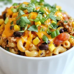 Loaded Taco Macaroni Flavorful and Simple Meal