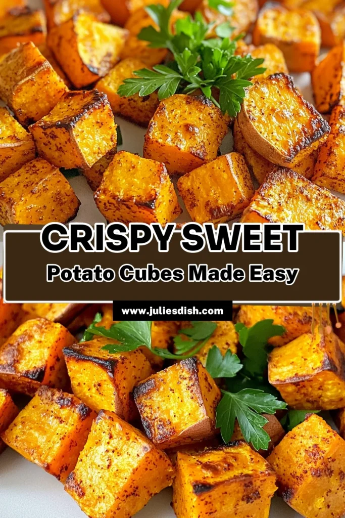 Discover the amazing recipe for Crispy Air Fryer Sweet Potato Cubes that will elevate your snack game! With just a few simple ingredients, you can whip up this delicious treat in no time. Perfectly seasoned and cooked to crispy perfection, these sweet potato cubes are a healthier alternative full of flavor. Ready to impress your taste buds? Click through to explore the full recipe and get cooking! #SweetPotatoCubes #AirFryerRecipes #HealthySnacks #CrispyDelights