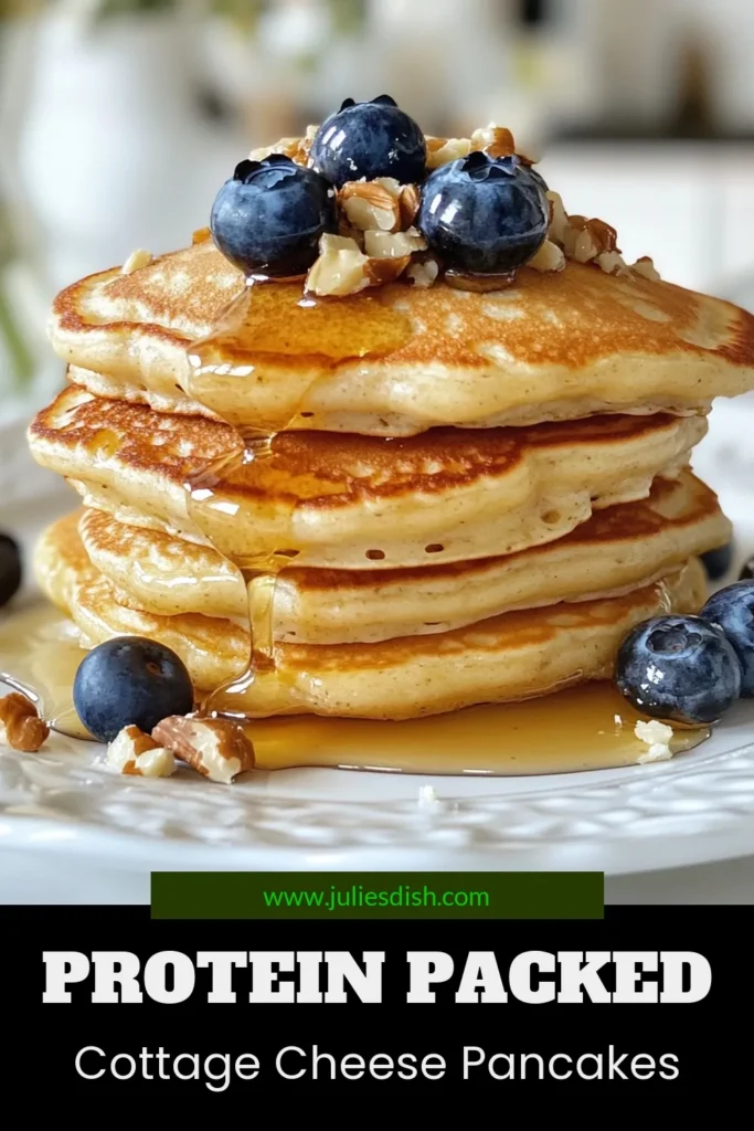 Start your day right with these delicious cottage cheese pancakes! Packed with protein, this protein pancakes recipe combines wholesome oats and creamy cottage cheese for a high-protein breakfast that’s quick to make. Enjoy a healthy pancake recipe that’s both nutritious and satisfying. Try these oatmeal pancakes with cottage cheese today! Save this recipe for a tasty morning treat. #CottageCheesePancakes #ProteinPancakes #HealthyBreakfast #OatmealPancakes