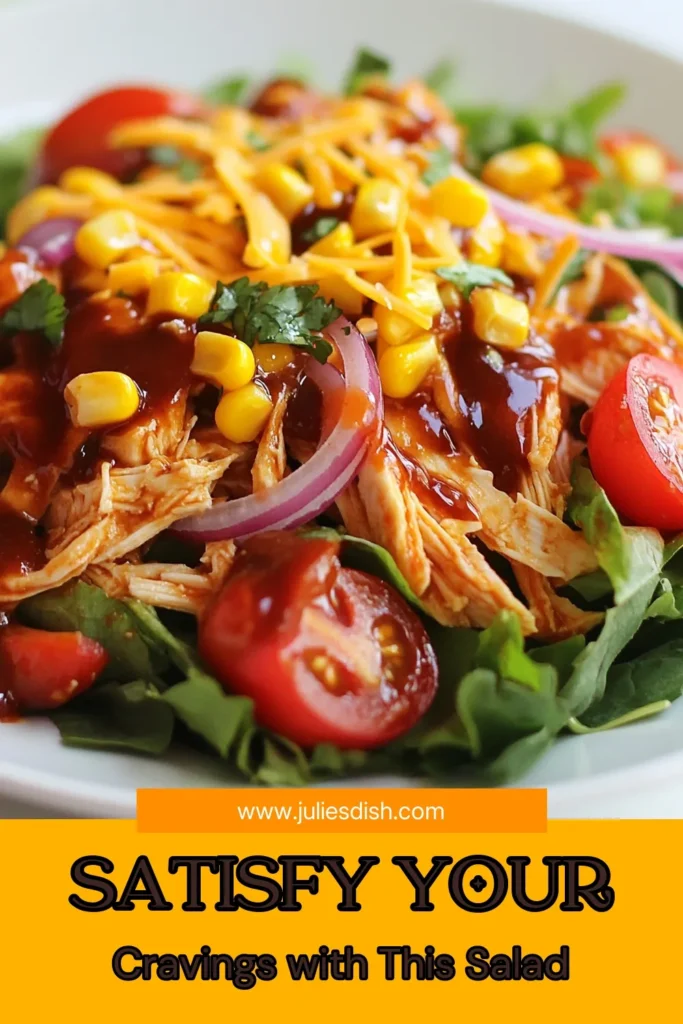 Discover the delicious Barbecue Ranch Chicken Salad, a perfect blend of flavors in this easy chicken salad recipe! Packed with shredded chicken, fresh greens, and a zesty ranch dressing, this healthy BBQ salad is a must-try for any meal. Enjoy a nutritious dish that’s quick to prepare and bursting with taste. Save this Barbecue Ranch Chicken Salad recipe for your next family dinner! #ChickenSaladRecipe #HealthyBBQSalad #EasyChickenSalad #RanchDressingSalad