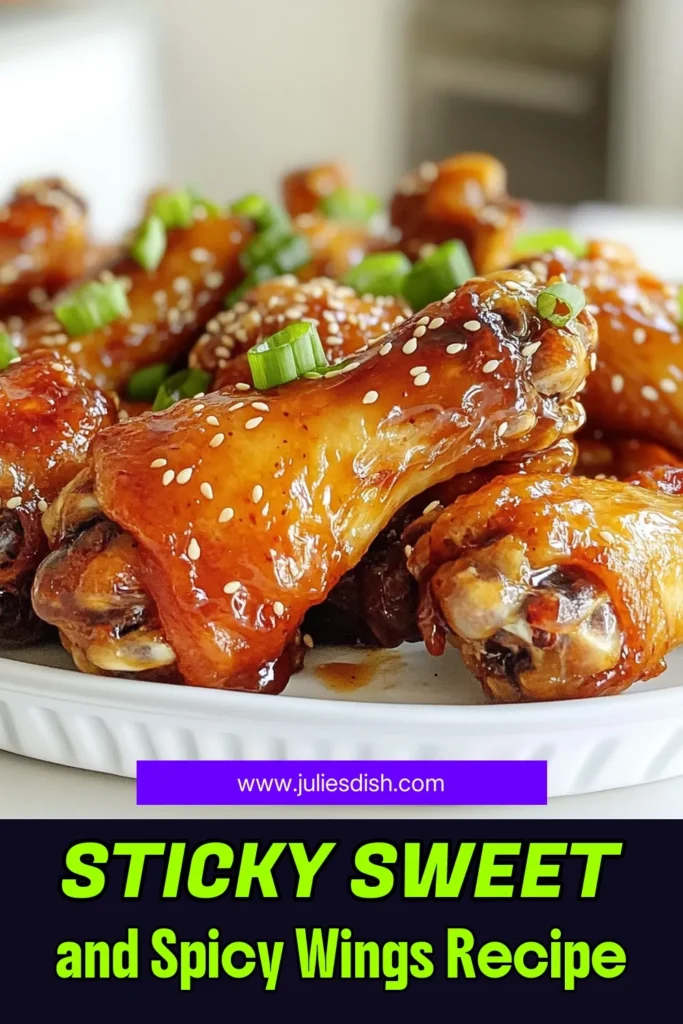 Get ready to elevate your game night or dinner party with these Spicy Honey Garlic Chicken Wings! This recipe combines the perfect balance of sweetness and heat, making it a must-try dish for wing lovers. With simple ingredients like honey, garlic, and sriracha, you'll have crispy, flavorful wings in just an hour. Click to discover the full recipe and impress your guests today! #ChickenWings #SpicyRecipe #AppetizerIdeas #ComfortFood