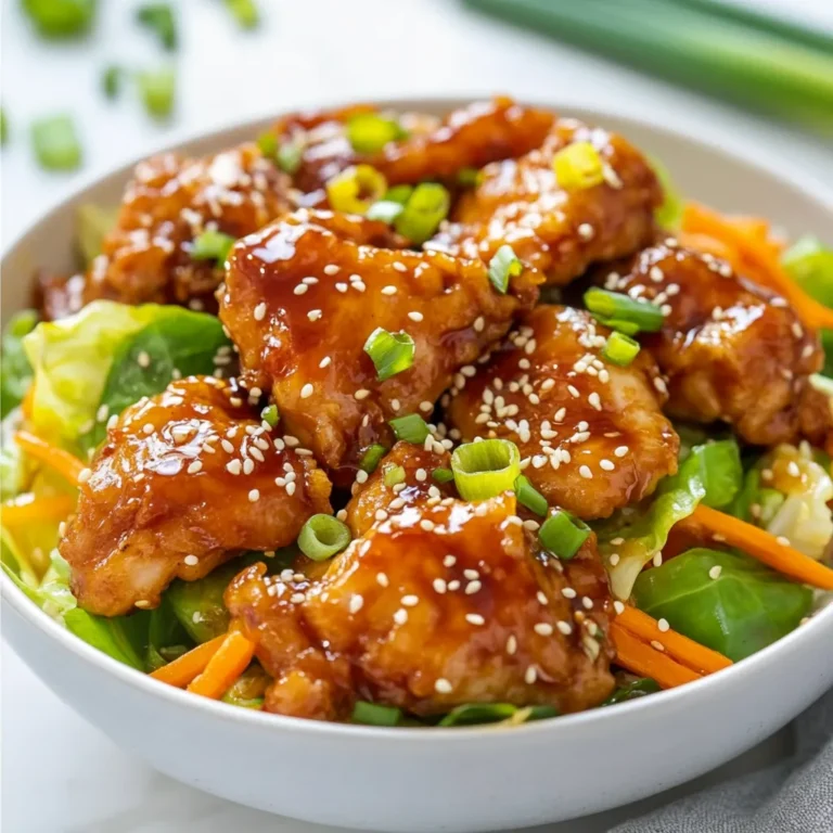 - 1 lb boneless, skinless chicken thighs - 4 cups green cabbage - 1 bell pepper - 2 carrots - 2 tablespoons soy sauce - 1 teaspoon honey - 1 tablespoon sesame oil - 3 cloves garlic - 1 tablespoon ginger - 2 green onions - Sesame seeds For my Chicken Cabbage Stir Fry, I focus on fresh and simple ingredients. First, I use boneless, skinless chicken thighs. They stay juicy and tender when cooked. I slice them into thin strips for quick cooking. Next, I shred green cabbage. It adds crunch and a mild flavor. I also slice a bell pepper. Any color works well for this dish. Then, I julienne two carrots for a sweet touch. Now, let's talk about the marinade. I mix soy sauce, honey, and sesame oil in a bowl. This blend gives the chicken a rich, savory taste. I let the chicken soak in this mixture for about 15 minutes. This step helps the meat absorb all the flavors. For extra flavor, I add garlic and ginger. I mince three cloves of garlic and one tablespoon of ginger. These ingredients bring warmth and depth to the stir fry. Finally, I chop two green onions for garnish. I sprinkle sesame seeds on top before serving. These little details make the dish pop. Enjoy this quick and tasty meal! {{ingredient_image_1}} To start, we need to marinate the chicken. In a bowl, mix the sliced chicken thighs with soy sauce, honey, salt, and pepper. Let it marinate for 15 minutes. This step boosts flavor, making the chicken juicy. Next, heat a large skillet over medium-high heat. Add vegetable oil. Once hot, place the marinated chicken in a single layer. Cook for 5-7 minutes until it turns golden brown and fully cooked. Then, remove the chicken from the skillet and set it aside. In the same skillet, add sesame oil. Next, add minced garlic and ginger. Sauté these for about 30 seconds. This brings out their fragrance. After that, toss in the shredded cabbage, sliced bell pepper, and julienned carrots. Stir-fry for 3-5 minutes. The veggies should be tender but still crisp. Now it’s time to bring everything together. Add the cooked chicken back into the skillet with the veggies. Toss them gently to mix well. This helps the flavors combine nicely. Cook for another minute to heat everything through. Your Chicken Cabbage Stir Fry is now ready to serve! To get crispy chicken, cook it at the right heat. Medium-high heat works best. This keeps the chicken juicy and gives it a nice color. If the heat is too low, the chicken will steam. This will make it soggy, not crispy. Avoid overcrowding the skillet. Cook the chicken in batches if needed. Overcrowding traps steam and makes the chicken wet. Give each piece space to brown well. It helps to keep your chicken crispy and tasty. You want your vegetables to stay bright and crisp. Look for a vibrant color. If they’re too soft, you’ve cooked them too long. Perfectly cooked veggies should be tender but still have a bite. Adjust the cooking time based on what you like. If you prefer softer veggies, cook them a bit longer. If you like a crunch, stir-fry for less time. Just keep an eye on them for the best results. To add depth of flavor, try different spices. A pinch of red pepper flakes can add heat. You can also mix in a splash of oyster sauce for richness. Both will take your dish to the next level. Using fresh herbs can brighten the meal. Chopped cilantro or basil makes a great garnish. It adds color and fresh flavor. Try topping with green onions and sesame seeds for extra crunch and style. Pro Tips Marinate for Maximum Flavor: Allowing the chicken to marinate for at least 15 minutes enhances the flavor, but for even better results, consider marinating it for a few hours or overnight in the refrigerator. High Heat for Crispiness: Cooking the chicken and vegetables over medium-high heat helps achieve that perfect crispy texture. Make sure not to overcrowd the pan to maintain the heat. Vegetable Variety: Feel free to mix in other vegetables like snap peas, broccoli, or mushrooms for added texture and nutrition. Just ensure they are cut to similar sizes for even cooking. Serve Immediately: This dish is best enjoyed right after cooking when the chicken is crispy and the vegetables are vibrant and crunchy. If you need to hold it, keep it warm in a low oven. {{image_2}} You can swap chicken for tofu or shrimp. Tofu gives a nice texture and is great for vegans. Just press it to remove extra water. Cut it into cubes, and sauté until golden. Shrimp cooks fast and adds a sweet flavor. If you want a vegetarian option, try adding chickpeas. They add protein and a nice bite. Feel free to use other cabbages like Napa or Savoy. They have unique tastes and textures. You can also use leafy greens like bok choy or spinach. Seasonal vegetables like zucchini or bell peppers add color and crunch. This way, you keep it fresh and fun. Change the sauce for a new taste. Teriyaki or hoisin sauce gives a sweet twist. You can also try adding chili flakes for some heat. This makes the dish more exciting. Don’t be afraid to mix flavors to find your favorite! For storing your chicken cabbage stir fry, use airtight containers. Glass or plastic containers work well. This helps keep the dish fresh. Your stir fry will last in the fridge for about three days. After that, the quality may decline. To reheat, I suggest using the stove for best results. Just warm it on medium heat in a skillet. This keeps the veggies crisp and chicken juicy. If you choose the microwave, use a microwave-safe bowl. Heat it in short bursts, stirring in between. This will help avoid overcooking. You can freeze chicken cabbage stir fry, but timing matters. Freeze it after cooking for best results. Make sure it cools completely first. Use freezer-safe containers or bags. For thawing, place it in the fridge overnight. Reheat it in a skillet for the best texture. Avoid the microwave for frozen dishes. Yes, you can make Chicken Cabbage Stir Fry ahead of time. Store it in an airtight container. It stays fresh for about 3-4 days in the fridge. After that, the veggies may lose their crunch. You can serve Chicken Cabbage Stir Fry with several side dishes. Here are a few ideas: - Steamed rice - Quinoa - Noodles - A simple green salad These sides can help balance the meal and add more flavors. Yes, this recipe is great for meal prep. Here are some tips: - Portion out the stir fry into meal prep containers. - Keep rice or noodles separate to avoid sogginess. - Reheat only what you need for each meal. This way, you can enjoy it fresh during the week! This blog post covered the essential ingredients and steps for a delicious chicken cabbage stir fry. I highlighted key tips to achieve crispy chicken and perfect vegetable texture, along with ideas for variations and storage. You can easily modify this recipe to suit your taste or dietary needs. Try new flavors to make it your own! Enjoy cooking, and remember, the best meals come from your creativity in the kitchen.