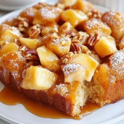 Here are the main ingredients you will need for Caramel Apple Monkey Bread: - 2 cans (16 oz each) refrigerated biscuit dough - 3 medium apples, peeled and diced - 1 cup brown sugar - 1/2 cup granulated sugar - 1/2 cup unsalted butter, melted - 1 tablespoon ground cinnamon - 1/2 teaspoon vanilla extract - 1/2 cup chopped pecans (optional) - 1 cup caramel sauce (store-bought or homemade) These ingredients come together to create a warm, gooey treat. The biscuit dough forms soft, pillowy bites. The apples add a sweet and tart crunch. Brown sugar and cinnamon create a rich, sweet flavor that pairs perfectly with caramel. If you want a nutty crunch, add pecans. Caramel sauce drizzled on top makes it even better. Feel free to get creative. You can swap in other fruits or nuts too. The key is to enjoy the process and make it your own! {{ingredient_image_1}} - Preheat your oven to 350°F (175°C). - Grease a bundt pan with non-stick cooking spray or butter. - In a bowl, combine diced apples, granulated sugar, and half the cinnamon. Toss well until the apples are coated. - Cut each biscuit into quarters. In another bowl, mix the biscuit pieces with melted butter, brown sugar, remaining cinnamon, and vanilla. Ensure each piece is coated. - If using pecans, sprinkle half at the bottom of the bundt pan. - Layer half of the biscuit mixture in the bundt pan. Add half of the diced apples. Layer the rest of the biscuit mixture, then top with the remaining apples. - Pour the remaining melted butter and caramel sauce over the top. - Bake for 35-40 minutes until golden brown. Check with a toothpick; it should come out clean. - Cool the monkey bread in the pan for about 10 minutes. Invert it onto a serving platter. - Drizzle more caramel sauce over the top before serving. To get a golden-brown crust, watch the baking time closely. Bake at 350°F for 35-40 minutes. A toothpick test is key. Insert it into the bread. If it comes out clean, your bread is done! For a delicious look, serve warm. Add a sprinkle of chopped pecans on top. Drizzle extra caramel sauce for dipping. A dusting of powdered sugar adds sweetness too. Store leftovers in an airtight container. Keep them at room temperature for a day. For longer storage, place them in the fridge. To reheat, warm in the oven at 350°F. This keeps the bread soft and tasty. Pro Tips Use Fresh Apples: For the best flavor, opt for fresh, crisp apples like Granny Smith or Honeycrisp, which hold their shape well during baking. Coat with Cinnamon Sugar: Before layering the biscuit pieces, toss them in a mixture of cinnamon and sugar for an extra sweet and aromatic touch. Check Doneness Carefully: Since ovens vary, start checking your monkey bread a few minutes before the suggested baking time to avoid over-baking. Serve Warm: This dessert is best enjoyed warm, so serve it immediately after inverting for the best gooey texture and flavor. {{image_2}} You can change up the flavors in your Caramel Apple Monkey Bread. Try adding different fruits like pears or berries. Pears add a soft texture and sweet taste. Berries bring a nice tartness that balances the sweet. Both are quick ways to mix things up. You can also play with nuts or seeds. Pecans give a nice crunch, but walnuts or almonds work too. Seeds like sunflower or pumpkin seeds add a fun twist. They bring a different flavor and texture to the dish. If you need to make it gluten-free, use gluten-free biscuit dough. There are many brands that taste great. Also, check the caramel sauce to ensure it's gluten-free. This way, everyone can enjoy the treat. For vegan options, swap out the butter for coconut oil or vegan butter. Use a plant-based caramel sauce instead of the regular one. You can also find vegan biscuit dough in stores. This makes the recipe friendly for many diets. You can make this dish even more festive! Add fall spices like nutmeg or allspice for a warm flavor. A sprinkle of pumpkin pie spice on top can enhance the fall feel. For the holidays, think cranberries or pumpkin. Mixing in fresh cranberries adds a tart kick. You can also use pumpkin puree in the batter for a seasonal twist. These changes make your Caramel Apple Monkey Bread perfect for any gathering. You can serve Caramel Apple Monkey Bread warm. It pairs well with a scoop of vanilla ice cream. You might also like whipped cream on the side. A drizzle of extra caramel sauce adds a sweet touch. For a nutty flavor, sprinkle chopped pecans on top. You can also add a dusting of powdered sugar for a pretty finish. Yes, you can make this dish ahead of time. Prepare the monkey bread and assemble it. Store it in the fridge for up to 24 hours before baking. When you are ready, just bake it as directed. This saves time when you have guests over. Store any leftovers in an airtight container. Keep it at room temperature for one day. If you need to keep it longer, place it in the fridge. To reheat, warm it in the oven for a few minutes. This keeps the bread soft and tasty. Yes, frozen biscuit dough works well. Thaw the dough completely before use. Cut it into quarters as you would with fresh dough. The monkey bread will still bake up fluffy and delicious. It’s an easy way to save time and effort. - Prep Time: 15 minutes - Cook Time: 40 minutes - Total Time: 55 minutes - Servings: 8-10 - Cuisine: American - Course: Dessert This recipe for Caramel Apple Monkey Bread is perfect for fall. You will spend a quick 15 minutes prepping, and then it will bake for 40 minutes. The total time from start to finish is just 55 minutes. With this recipe, you can serve 8 to 10 people. It falls under American cuisine and is a delicious dessert that everyone will love. When you make this treat, you can enjoy the warm flavors of apples, caramel, and cinnamon. This recipe is easy to follow, and it brings the taste of autumn right into your kitchen. Everyone will want a piece of this gooey, sweet bread, making it a great choice for gatherings or cozy family nights. Using fresh ingredients is key. You will need apples, biscuit dough, butter, and sugars to create that perfect mix of flavors. This recipe is not just a treat; it is a way to create sweet memories with friends and family. Make sure to gather everything you need before you start, and get ready for a fun baking experience! This blog post showed how to make Caramel Apple Monkey Bread. You learned about the main ingredients, preparation steps, and baking techniques. I shared tips for serving and storing leftovers, along with fun variations to try. Remember, you can change fruits or adjust for dietary needs. Each twist on the recipe makes it special. So grab your ingredients and start cooking. Your homemade treat awaits! Enjoy your delicious creation and happy baking!