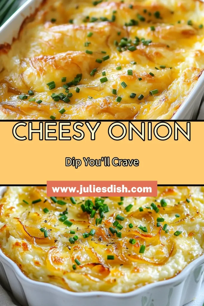 Indulge in this delicious cheesy caramelized onion dip that’s perfect for any gathering! This Gruyere cheese recipe combines creamy flavors with sweet caramelized onions, making it an irresistible caramelized onion appetizer. Easy to prepare, this creamy onion cheese dip will be a hit at your next party. Whip it up in just an hour and wow your guests! Save this easy party dip recipe for your next celebration! #CheesyDip #GruyereCheese #OnionDip #PartyAppetizers