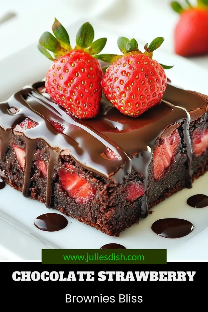 Indulge in the ultimate treat with our mouthwatering chocolate covered strawberry brownies! This easy brownie dessert combines the richness of a classic brownie with the freshness of strawberries, making it a perfect recipe for any occasion. Our strawberry brownies recipe is simple to follow, ensuring you can create homemade brownies with strawberries that everyone will love. Don’t forget to save this chocolate strawberry dessert for later! #ChocolateCoveredStrawberryBrownies #StrawberryBrowniesRecipe #EasyBrownieDessert #ChocolateStrawberryDessert