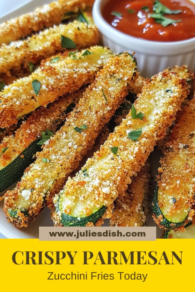 Discover the ultimate healthy snacking with these crispy air fryer zucchini fries! This easy crispy zucchini fries recipe features crunchy panko and savory Parmesan cheese for a guilt-free treat. Perfect as an appetizer or side, these air fryer parmesan zucchini fries are fast to make and absolutely delicious! Try this healthy air fryer recipe today, and don’t forget to save for later! #AirFryerZucchiniFries #CrispyZucchiniFries #HealthyAirFryerRecipes #PankoZucchiniFries