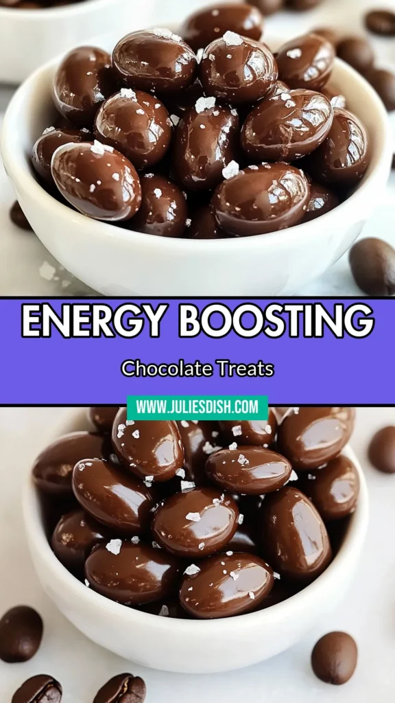 Indulge in these energizing chocolate-covered espresso beans, the ultimate homemade espresso snacks that combine sweet and bitter for a perfect treat! This dark chocolate espresso recipe is simple to make and ideal for coffee lovers. Enjoy these roasted espresso bean desserts as a quick pick-me-up or a delightful gift. Ready to savor this deliciousness? Try the recipe now! #ChocolateCoveredEspressoBeans #EnergizingChocolateTreats #HomemadeEspressoSnacks #DarkChocolateEspressoRecipe