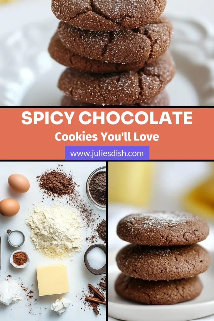 Indulge in these Mexican Chocolate Snickerdoodles, the perfect spicy chocolate cookies to satisfy your sweet tooth! This chocolate snickerdoodle recipe features a delightful balance of rich cocoa, cinnamon, and a hint of cayenne pepper, making them irresistible. Ideal for any occasion, these cinnamon cayenne cookies stand out among Mexican dessert recipes. Try this recipe today and elevate your baking game! #MexicanChocolateSnickerdoodles #SpicyChocolateCookies #CinnamonCayenneCookies #MexicanDessertRecipes