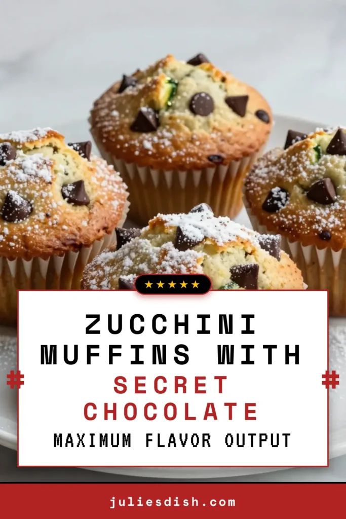 Discover the perfect blend of sweetness and nutrition with these chocolate chip zucchini muffins. This healthy zucchini muffin recipe packs a delightful punch of chocolate in moist chocolate zucchini muffins that everyone will love. Enjoy easy zucchini baking recipes that are delicious and good-for-you. Ready to bake? Try this easy recipe today and bring joy to your kitchen! #ChocolateChipZucchiniMuffins #HealthyBaking #ZucchiniMuffins #EasyRecipes