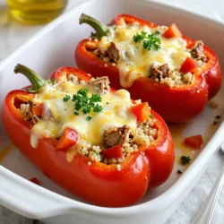 Stuffed Bell Pepper Casserole Easy and Flavorful Recipe