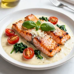 Creamy Tuscan Salmon Flavorful and Easy Dinner Recipe
