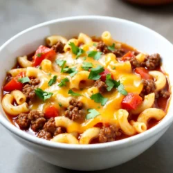 Cheeseburger Pasta Skillet Flavorful One-Pan Meal