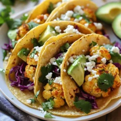 Roasted Cauliflower Tacos Flavorful and Fresh Delight